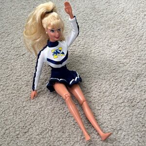 University of Michigan Cheerleader Barbie 1996